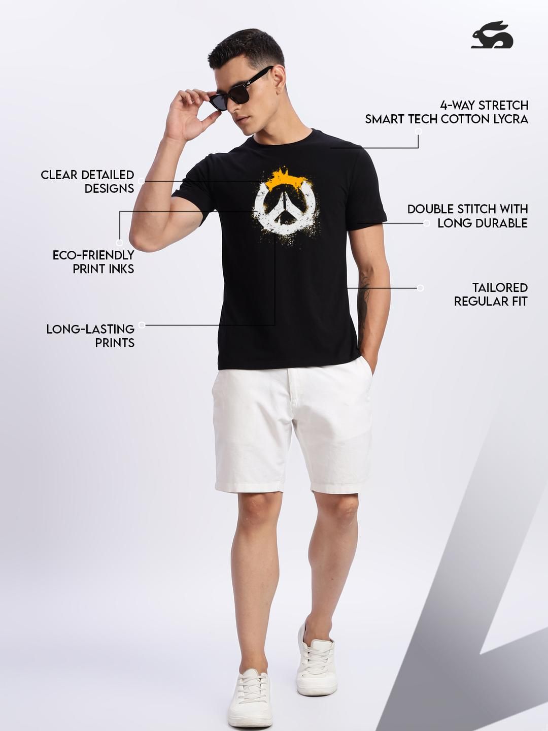 Tshirts Hitam Lelaki ADRO