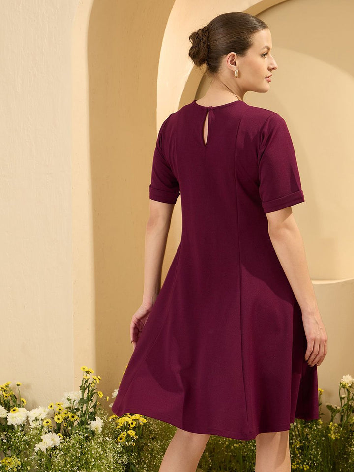 Antheaa Chiffon A-Line Dress