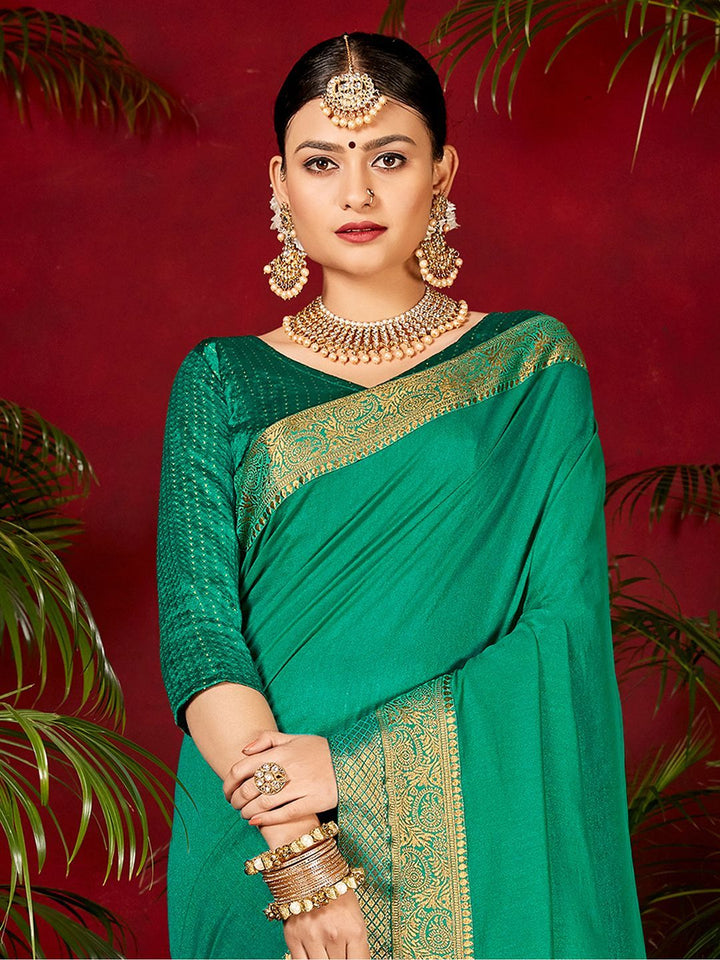 Saree mall Ethnic Embellished Banarasi Zari Sarees