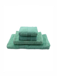 BOMBAY DYEING Green 4 Piece Pure Cotton 450 GSM Towel Set
