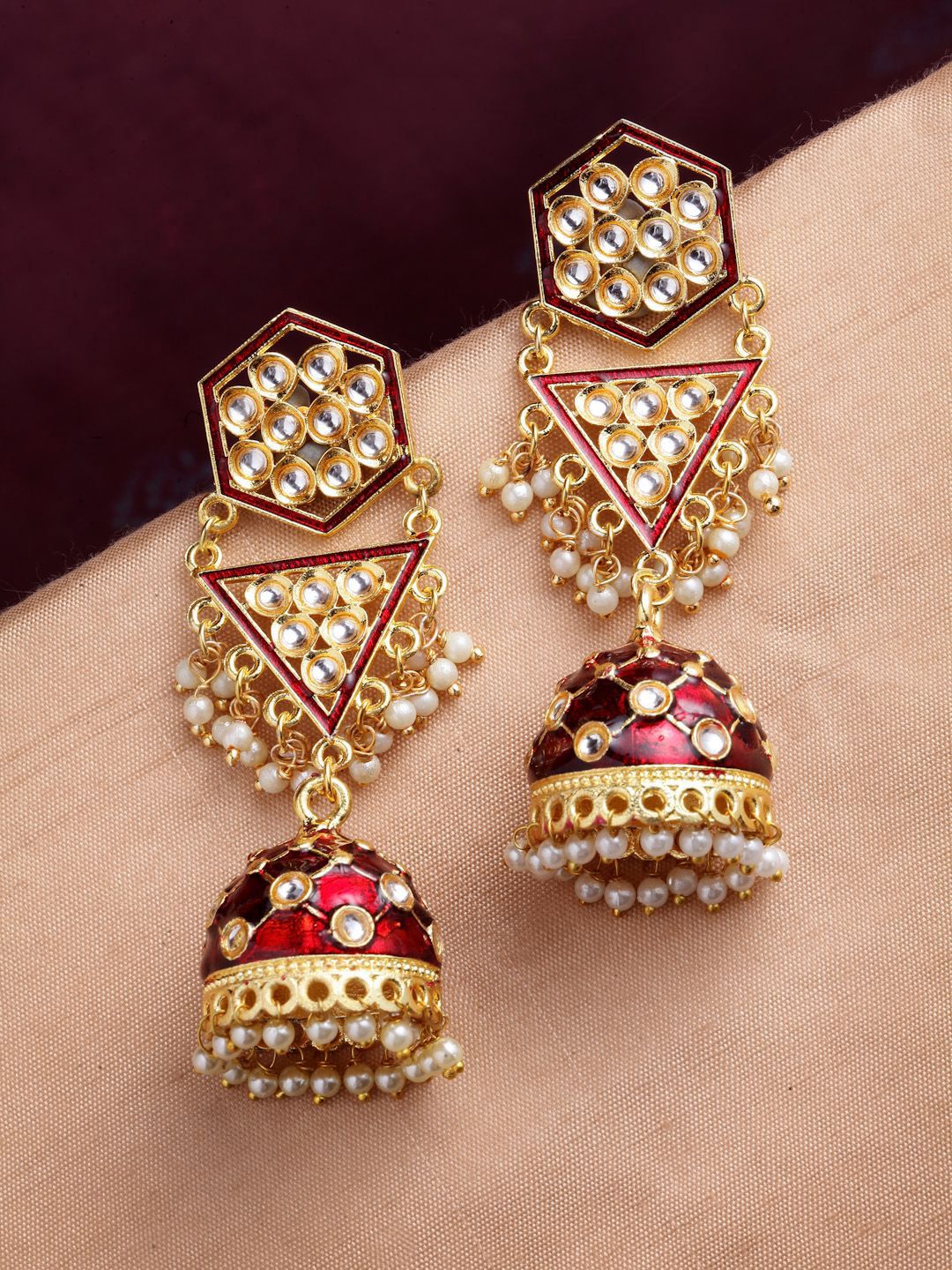 Anting-anting Jhumkas Kontemporari Anouk