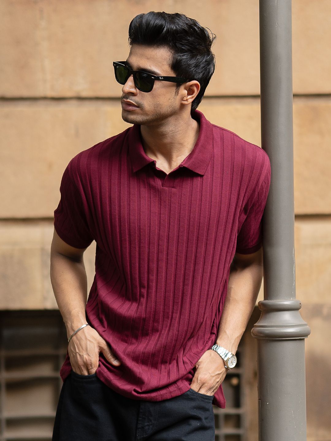 T-shirt kolar PowerLook SS25 Reka Bentuk Diri