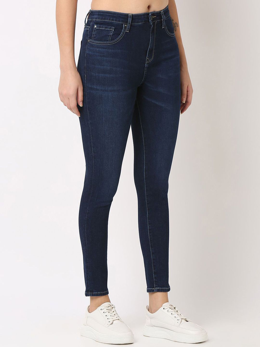 SPYKAR Women Super Skinny Fit Mid-Rise Jeans
