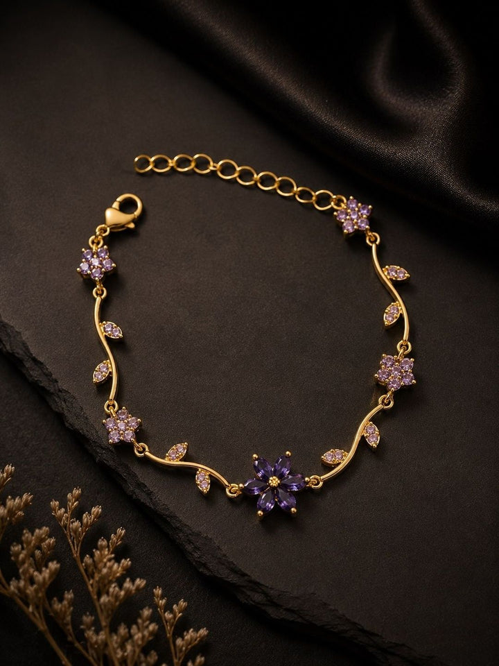 VOGUE PANASH Gelang Pesona Wanita Bersalut Emas Loyang