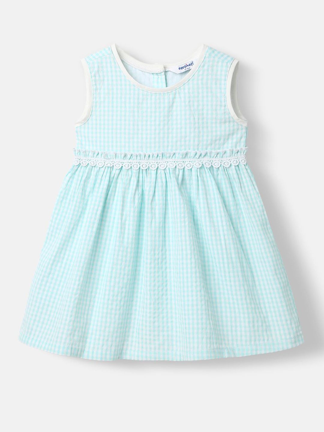 Nauti Nati Checked Fit & Flare Dress