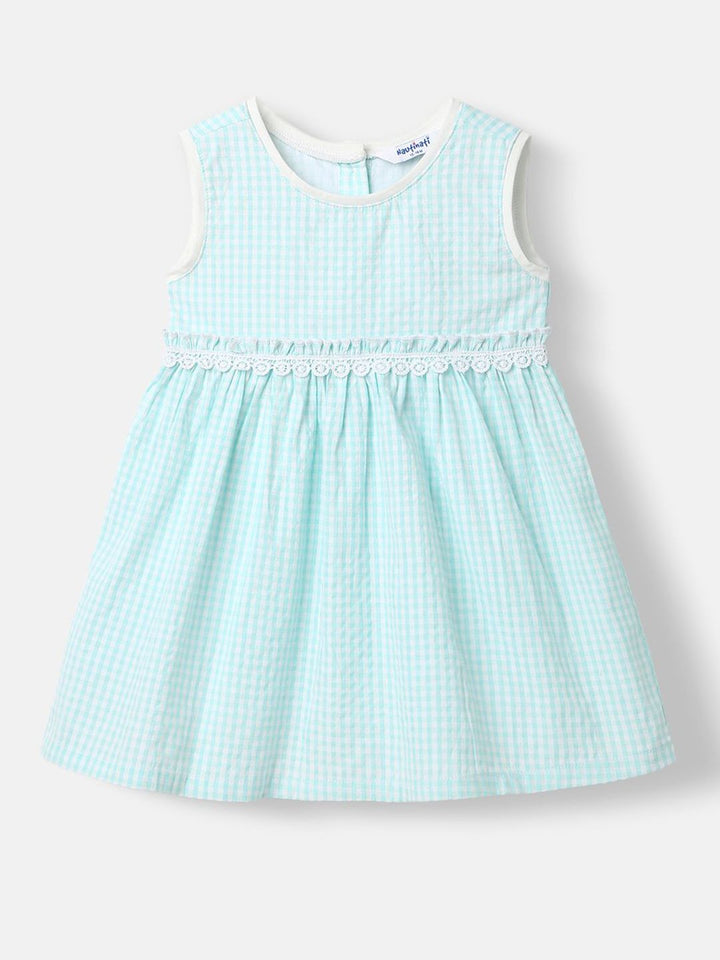 Nauti Nati Checked Fit & Flare Dress