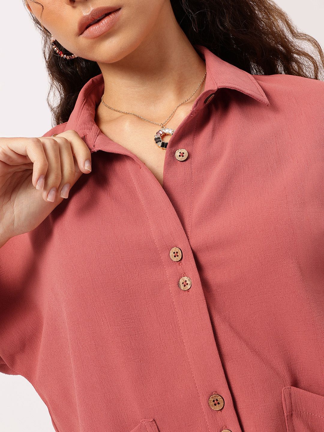 DressBerry Drop Sleeve Relaxed Shirt