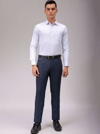 The Indian Garage Co. X Luxe Men Cutaway Collar Checked Slim Fit Formal Shirt