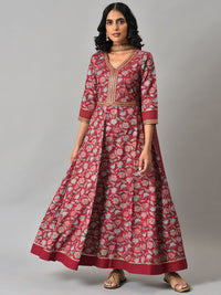 AURELIA Floral Print Maxi Dress