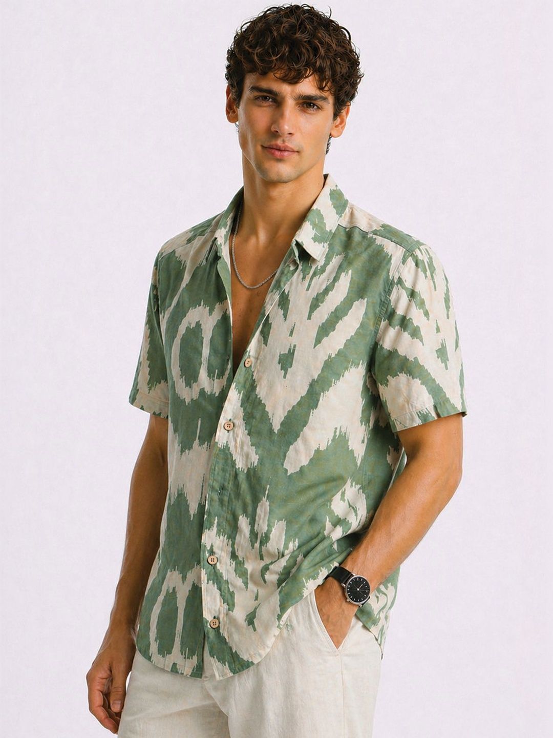 ADRO Men Standard Printed Casual Shirt