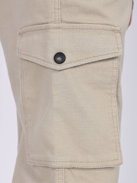 Eszett Men Mid-Rise Relaxed Fit Cargos