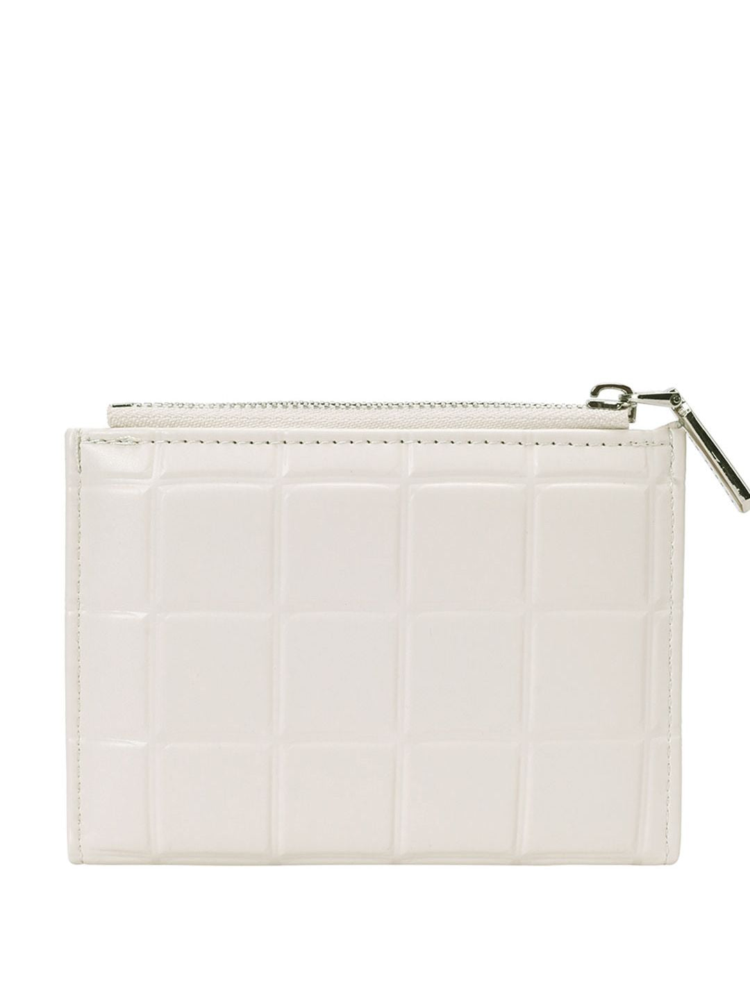 Lino Perros Women Geometric Textured Quilted Two Fold Wallet