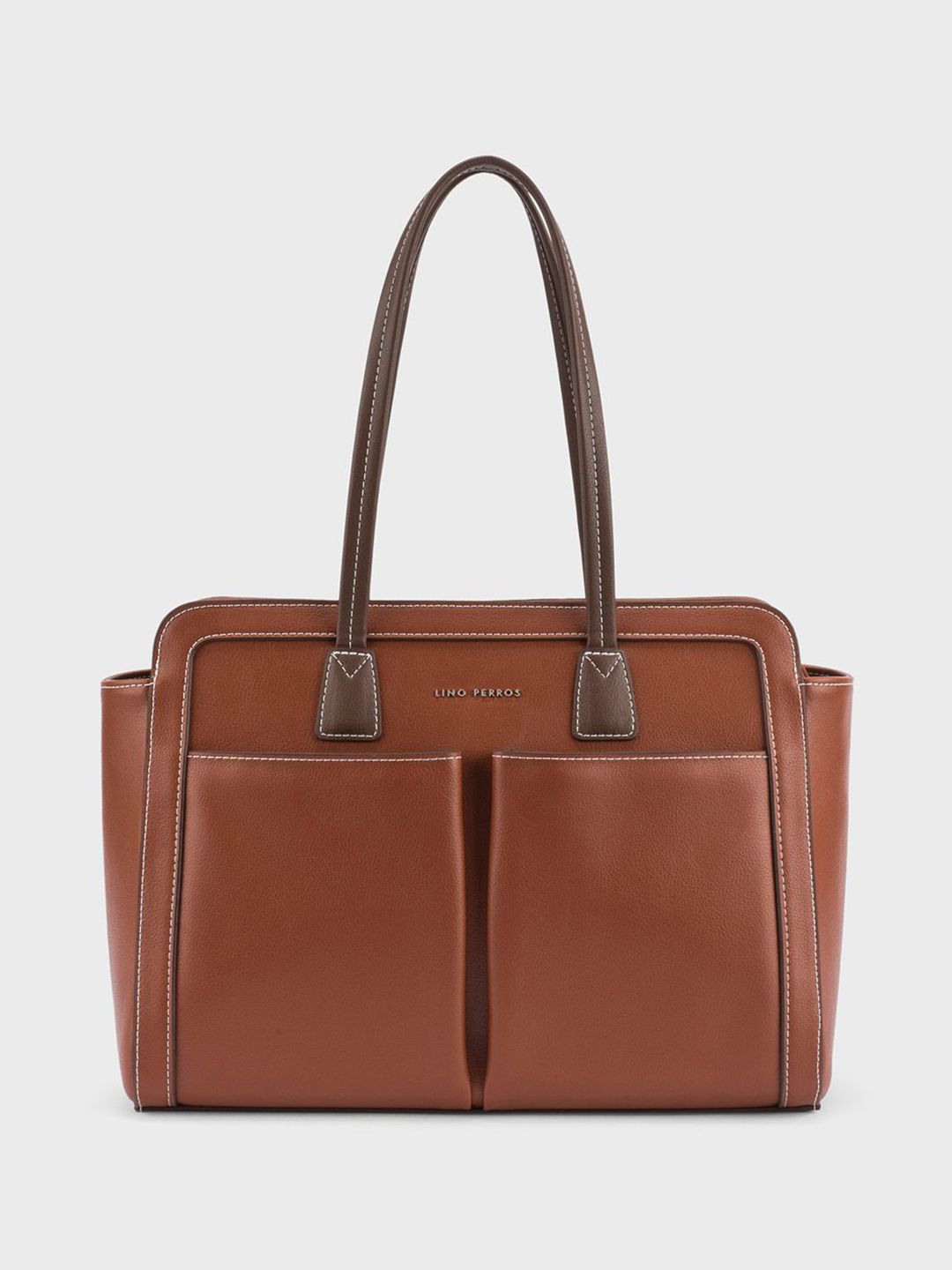 Lino Perros Voyage Commuter Oversized Structured Tote Bag