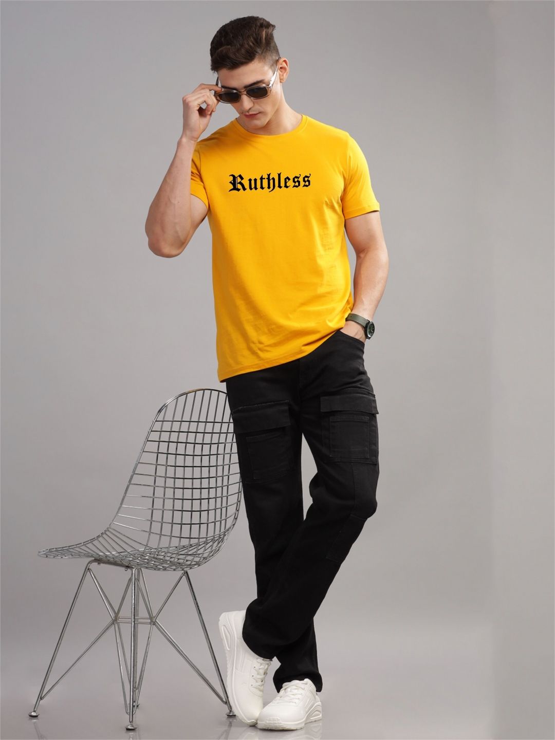 ADRO Men Printed T-shirt