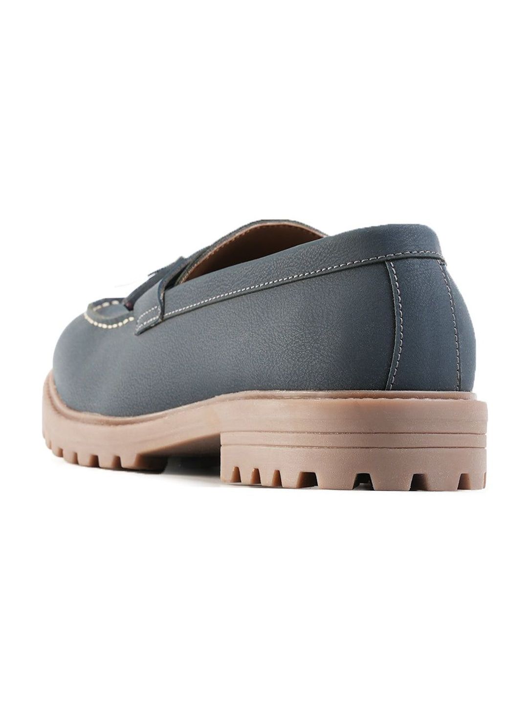 MONKSTORY Cosmopolitan Bold Tassel Loafers  - Blue