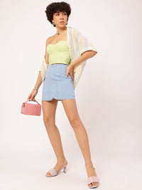 DressBerry Mini Skirt Saga Denim Skirt