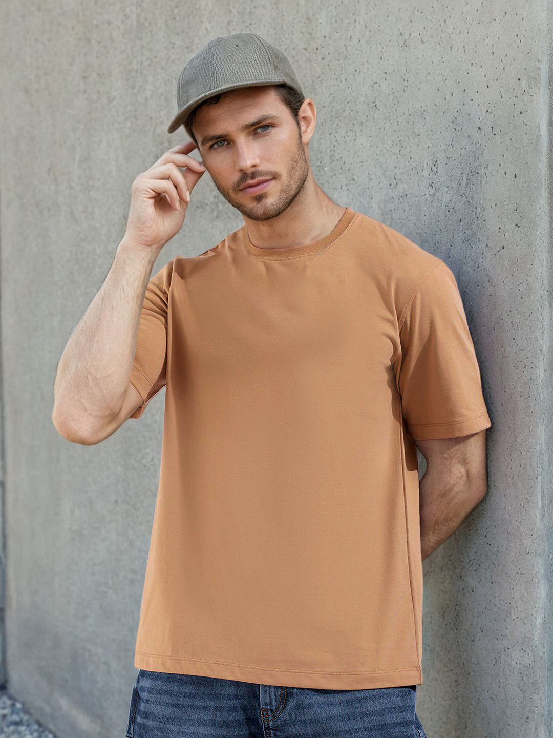 The Indian Garage Co Round Neck Cotton T-shirt