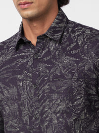 SPYKAR Slim Fit Abstract Printed Pure Cotton Casual  Shirt