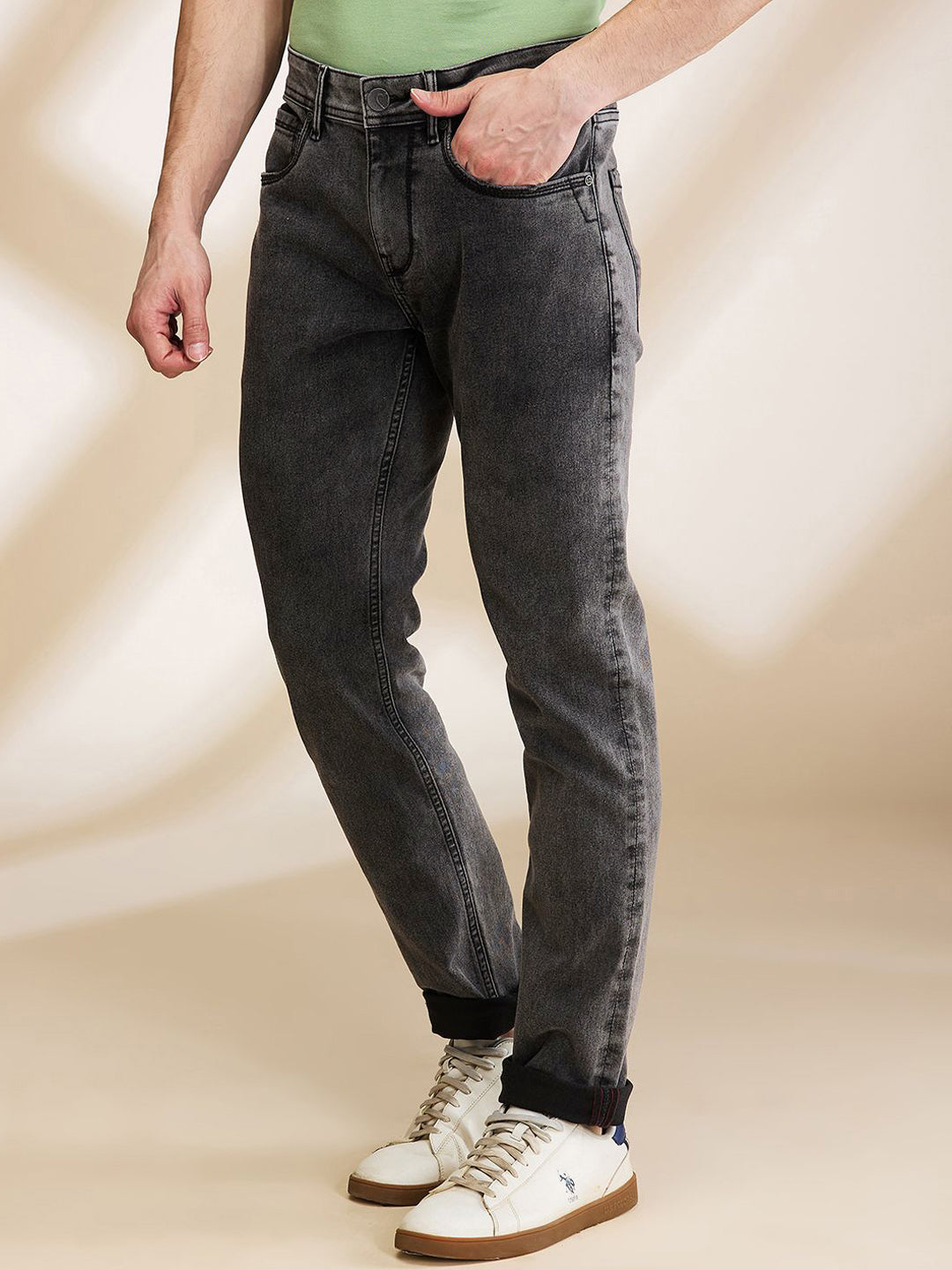 Being Human Men Skinny Fit Light Fade Jeans