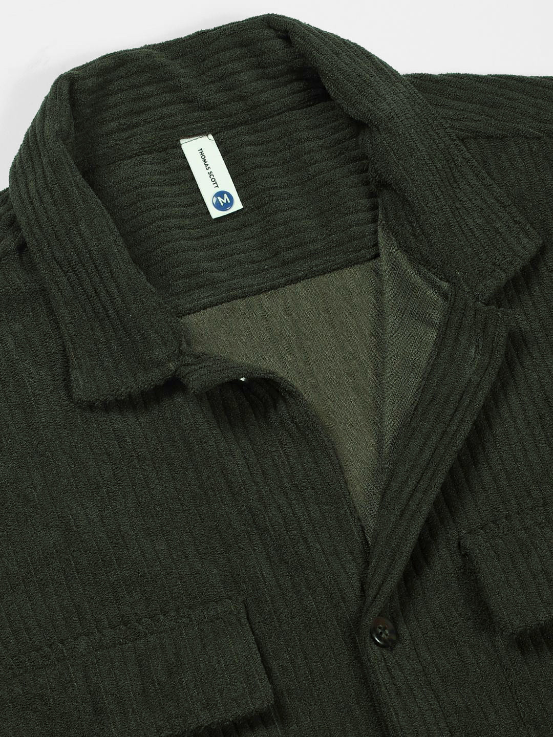 Thomas Scott Men Premium Corduroy Casual Shirt