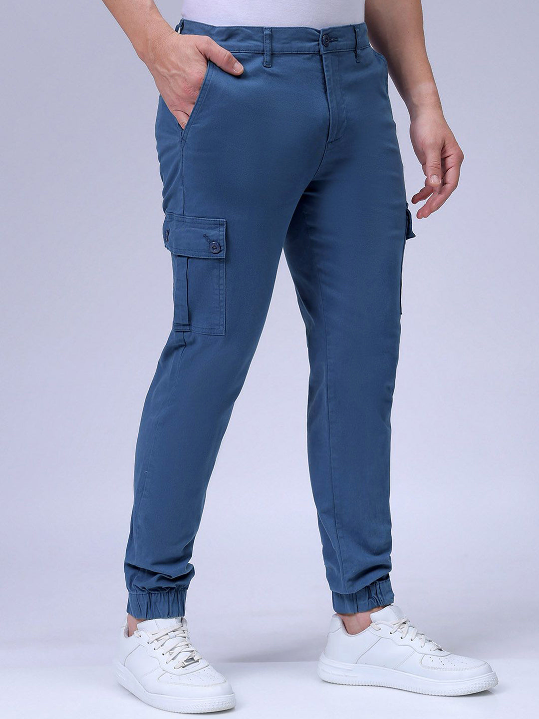 The Indian Garage Co Men Slim Fit Cargo