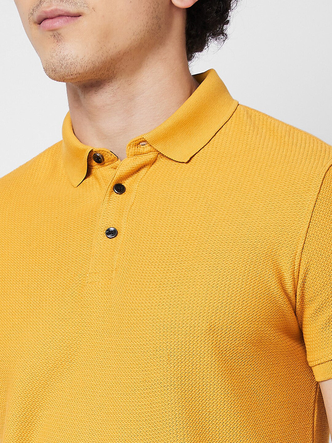 SPYKAR Polo Collar Cotton Slim Fit T-shirt