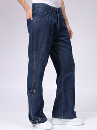 The Indian Garage Co Men Bootcut Loose Fit Convertible Jeans
