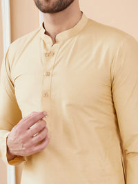 See Designs Mandarin Collar Pure Cotton Straight Kurta