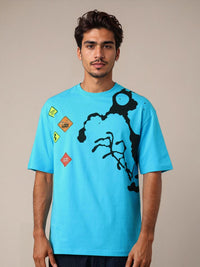 The Indian Garage Co Men Looney Tunes Graphic Printed Round Neck Cotton T-shirt