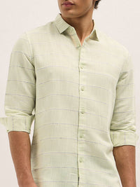 THE BEAR HOUSE Men Slim Fit Horizontal Stripes Opaque Striped Casual Shirt