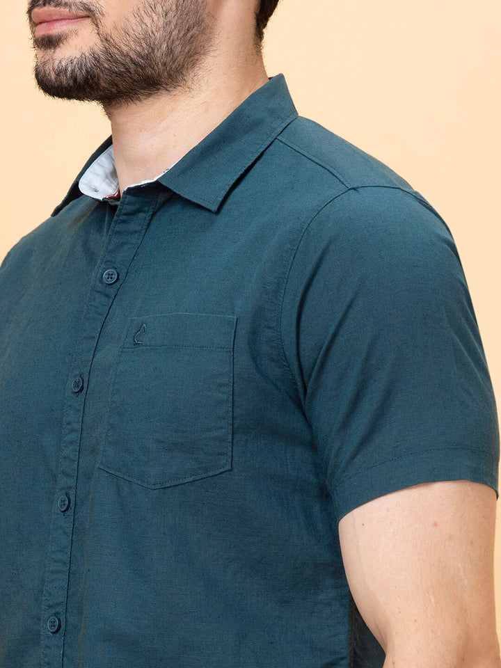 Being Human Spread Collar Slim Fit Casual Shirt