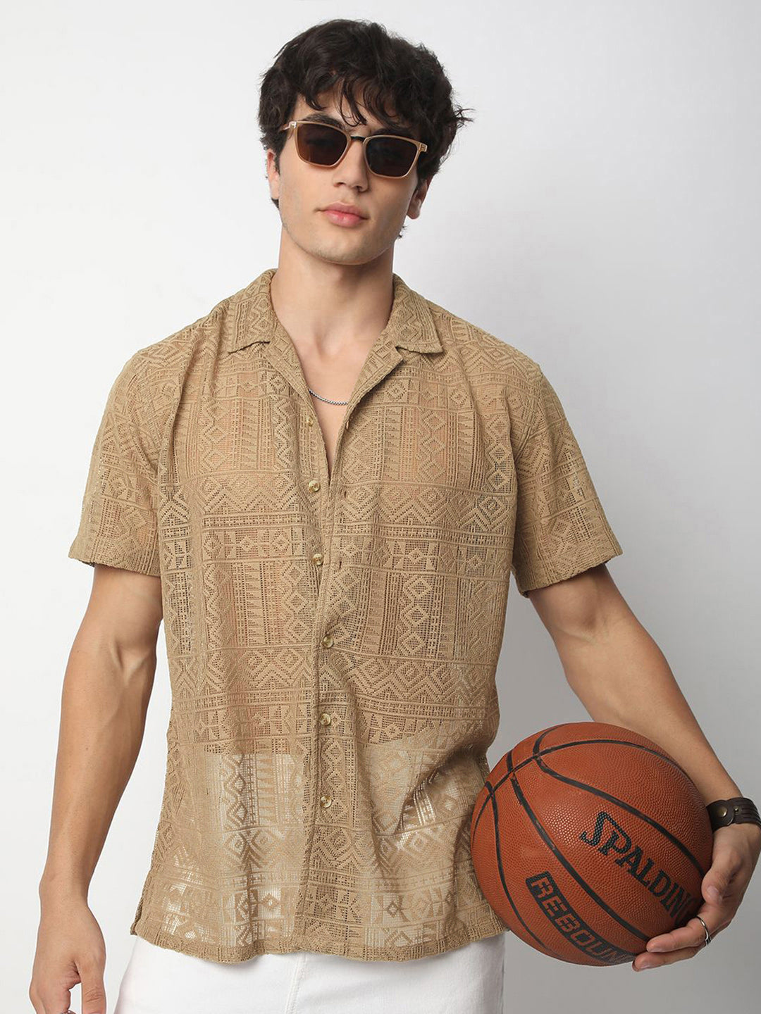 VASTRADO Men Classic Opaque Pure Cotton Casual Shirt