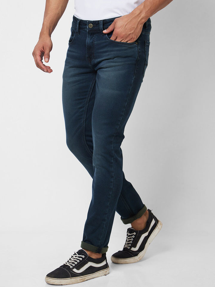 SPYKAR Men Skinny Fit Low-Rise Light Fade Stretchable Jeans