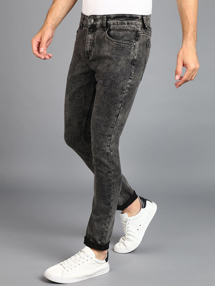 Urbano Fashion Men Clean Look Heavy Fade Stretchable Jeans