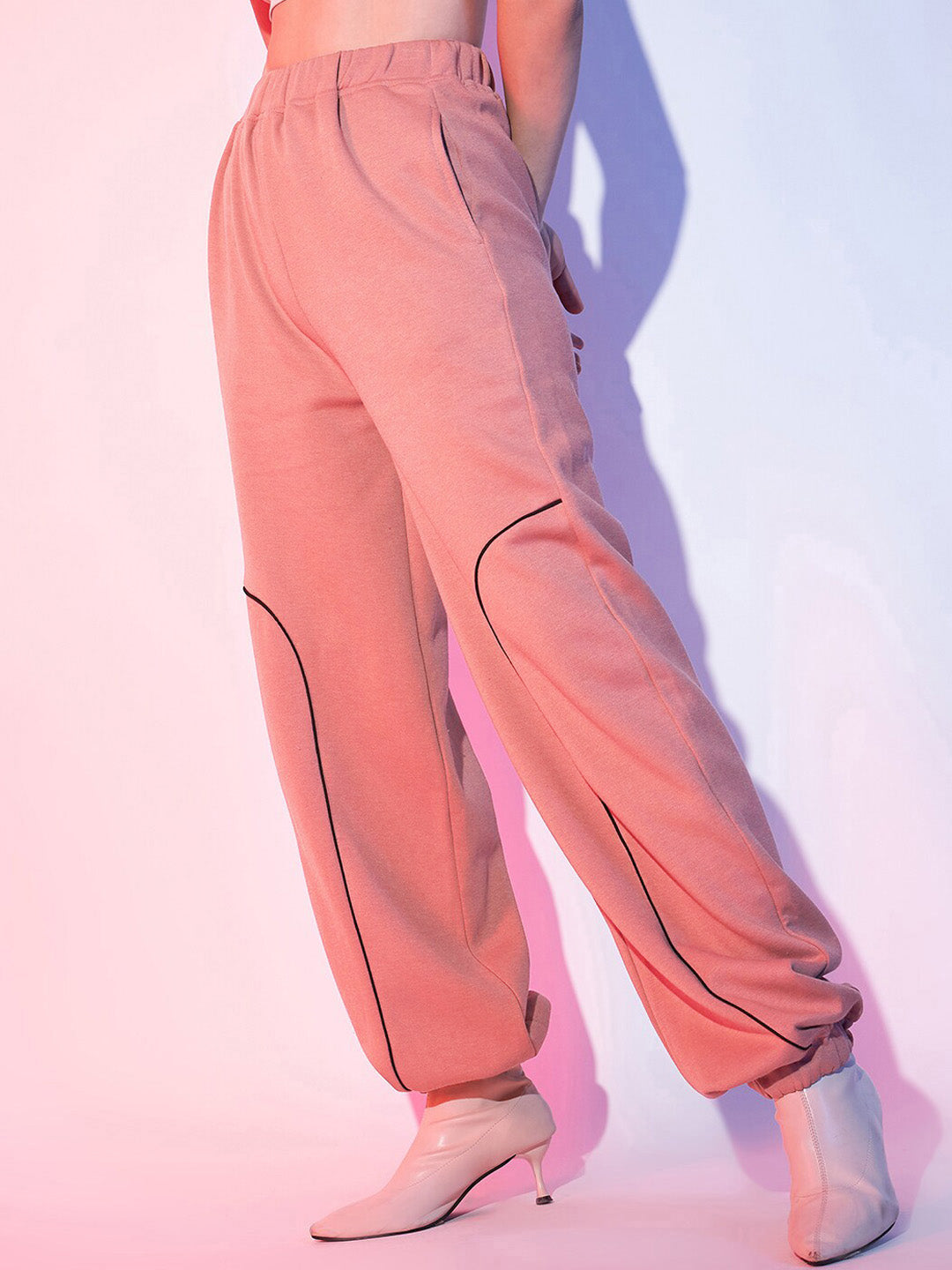 STREET 9 Women Pink Loose Fit Joggers