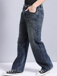 The Indian Garage Co Men Mid-Rise Loose Baggy Fit Stretchable Jeans