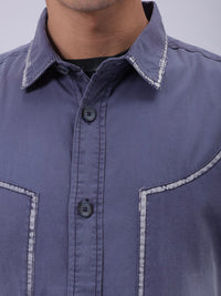 The Indian Garage Co Men Cutaway Collar Pure Cotton Casual Shirt