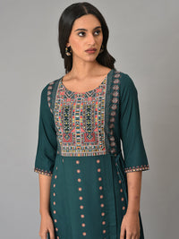 W Women Ethnic Motifs Printed Layered Kurta