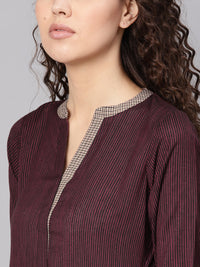 Gerua By Libas Striped Kurta with Trousers