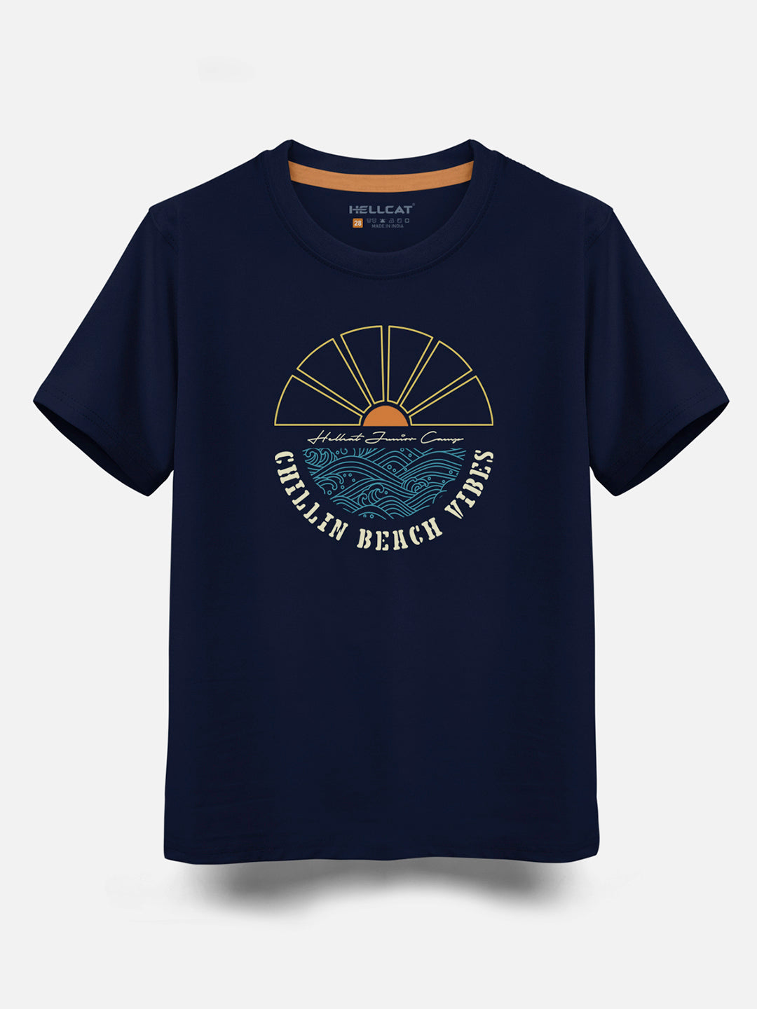 HELLCAT Boys Pack Of 3 Printed Cotton T-shirt