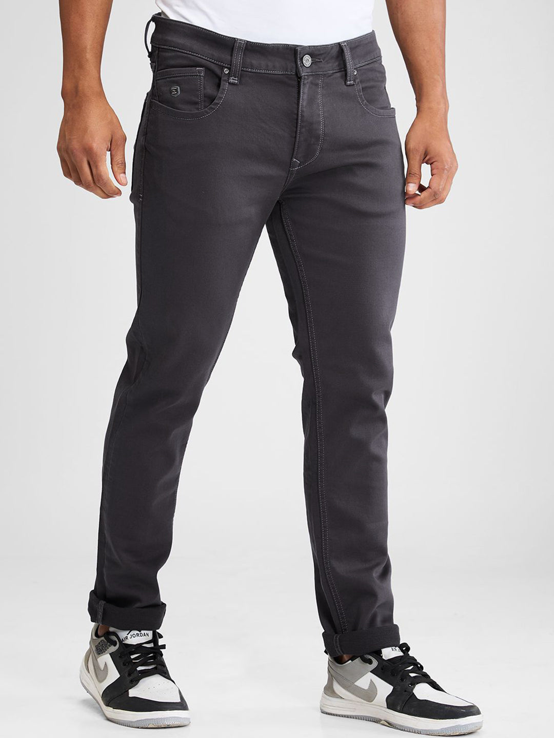 SPYKAR Men Skinny Fit Low-Rise Light Fade Stretchable Jeans