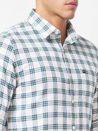 SPYKAR Checked Slim Fit Pure Cotton Casual Shirt