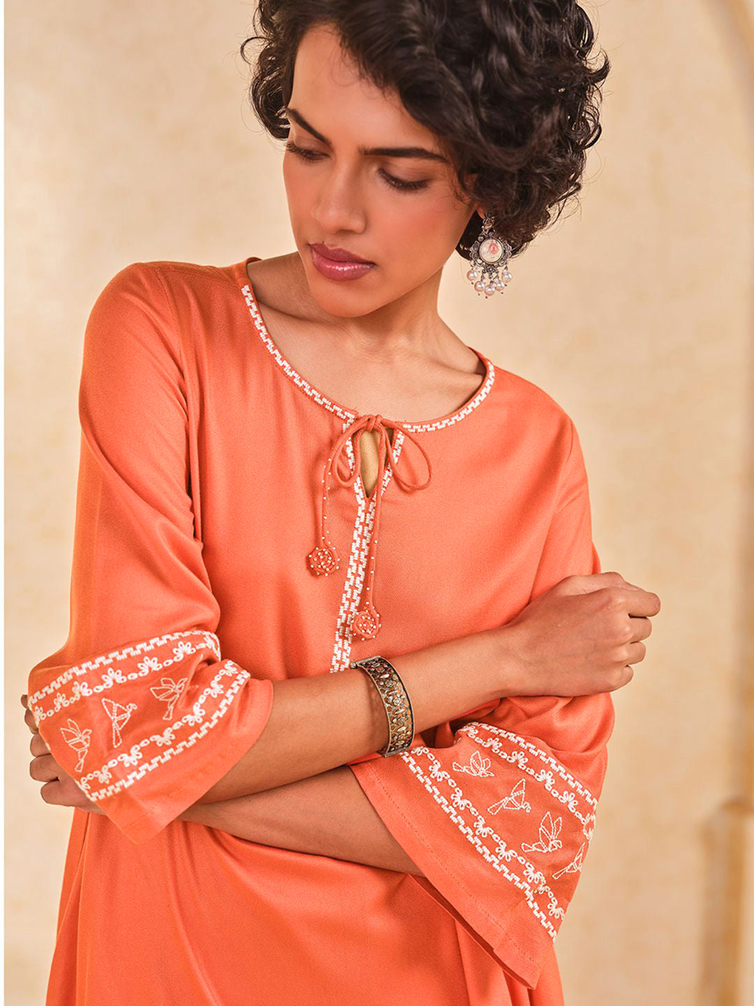 Global Desi Embroidered Tunic