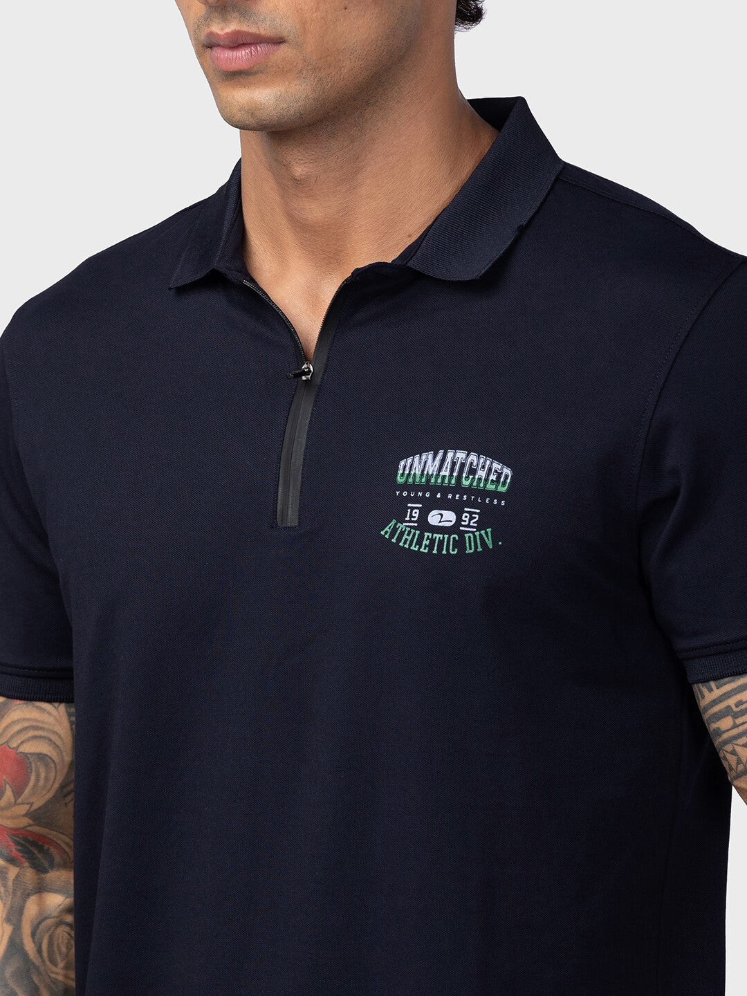 SPYKAR Men Cotton Polo Collar T-shirt