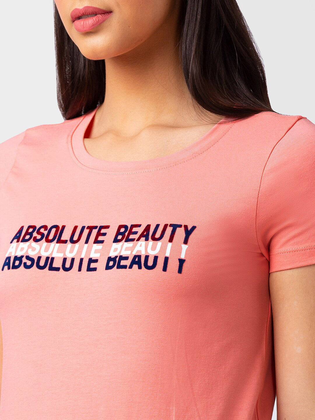 SPYKAR Women Typography Printed T-shirt
