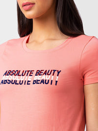 SPYKAR Women Typography Printed T-shirt
