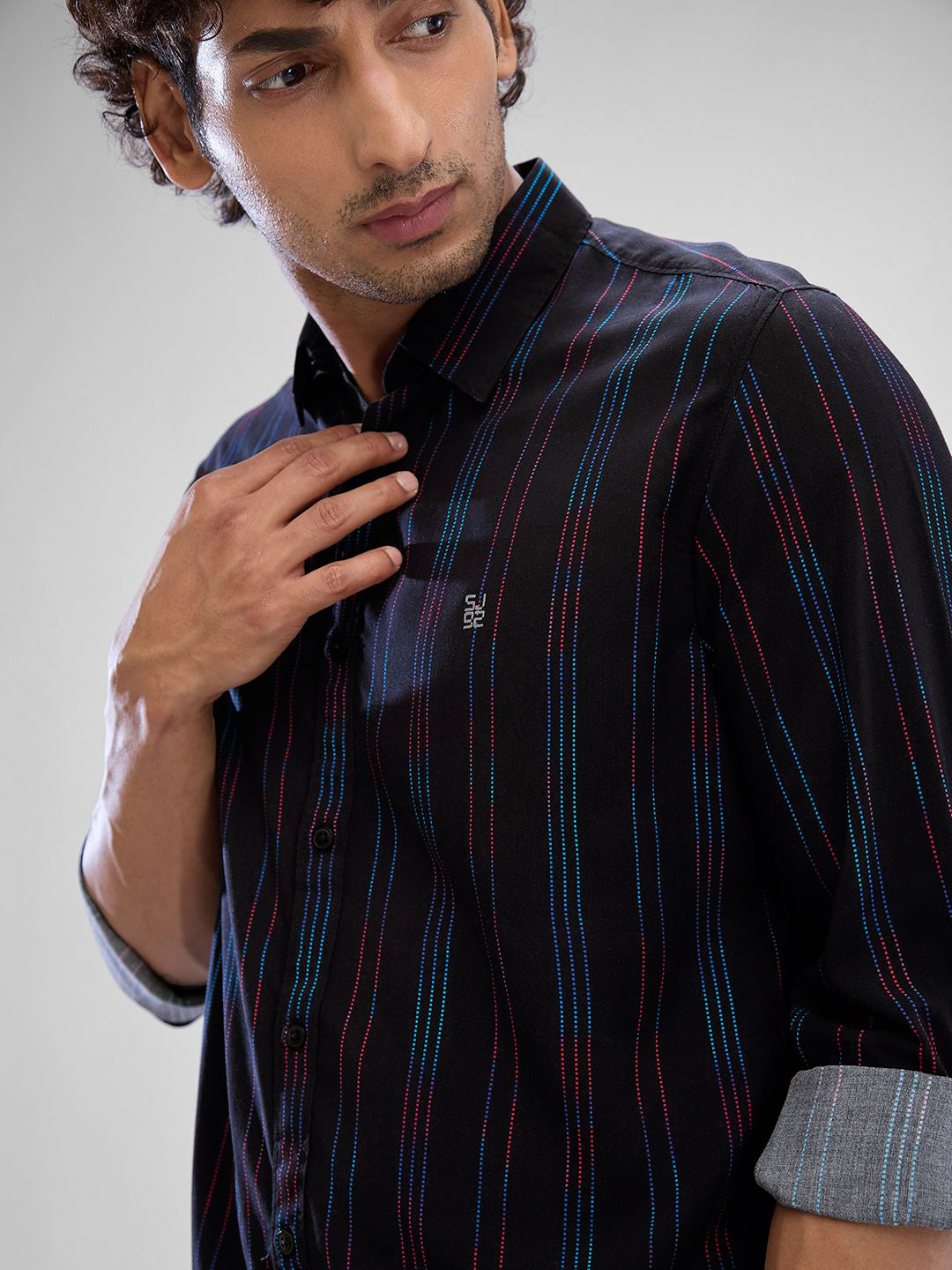SPYKAR Men Slim Fit Tartan Checks Opaque Checked Casual Shirt