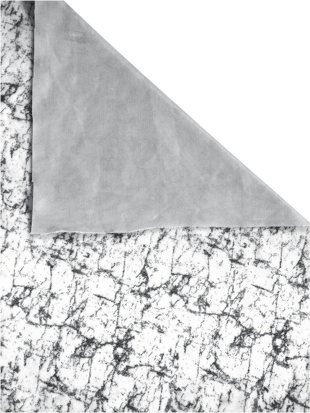 Cortina White & Grey Set of 2 Room Darkening Door Curtain