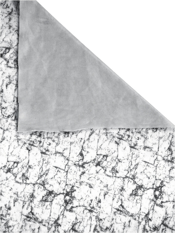 Cortina White & Grey Set of 2 Room Darkening Door Curtain