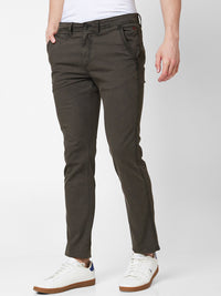 SPYKAR Men Rico Slim Fit Mid Rise Trousers